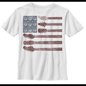 White Freedom Rock Tee - Boys